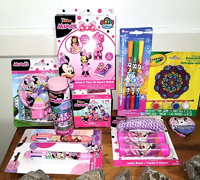 Minnie Mouse Craft Gift Set 10 New Items Disney And Crayola Activity Pack • $31.86