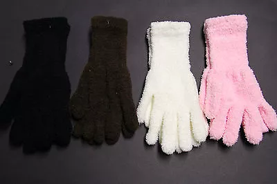Magic Gloves Ladies Soft Warm Stretch Long Cuff Black White Pink Brown One Size  • $6.98