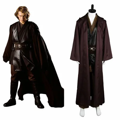 Star Wars Jedi Anakin Skywalker Sith Darth Vader Cosplay Costume Cape Suit • $103.32