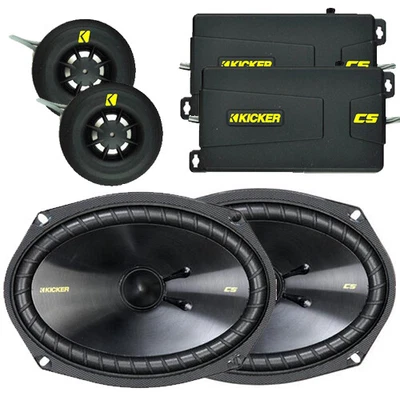 $239.85 • Buy Kicker CSS684 5x7/6x8  225W Car Speakers