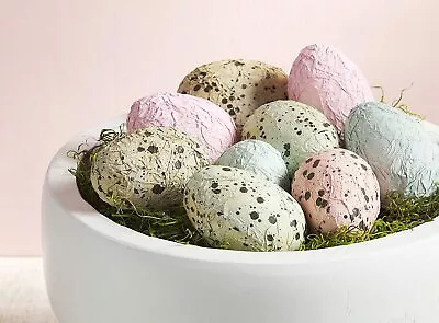 Mud Pie E3 Home Easter Décor Paper Mache Egg 41550003 - Choose Color • $7.64