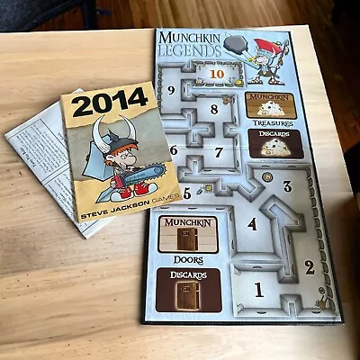 Munchkin Legends Deluxe Replacement Game Board And Instructions By Steve Jackson • $14.99