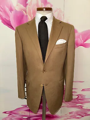 Classic Ermenegildo Zegna Vicuna Color Pure Cashmere Jacket EU 52 US 42 Drop 7 R • $400