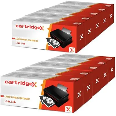 10 X Toner Cartridges Compatible For Samsung ML-1610 ML-1615 ML-2010 ML-2010R • £181.79