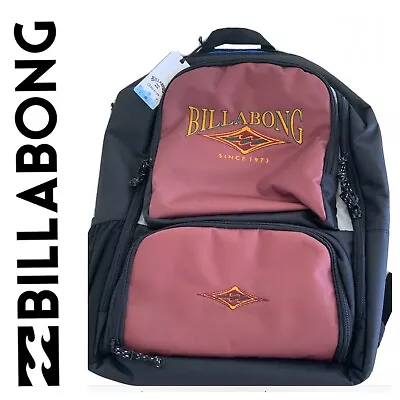 Bnwt Billabong Juggernaut Backpack/lunchbox (brick) 30l New Season Wet/dry • $44.99