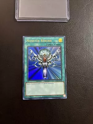 Yugioh Monster Reborn LOB-EN118 Ultra Rare Legend Of Blue-Eyes 25th Anniversary • $24.99