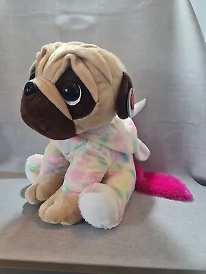 Keel Toys Love Pugsley Large Unicorn Pug Soft Animal Teddy Plush 14  Brand New  • £21.50