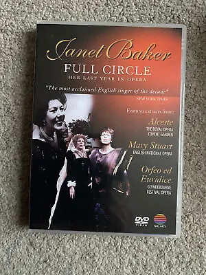 Janet Baker: Full Circle Her Last Year In Opera DVD (2006) • £9.99