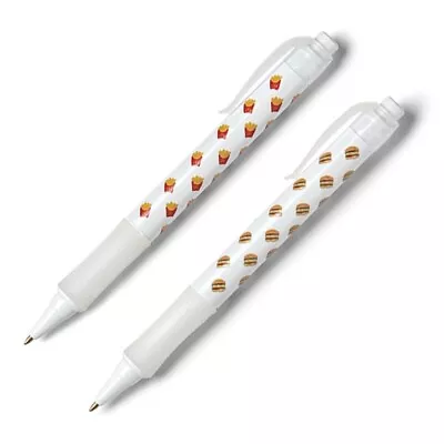 McDonald's Big Mac & French Fries Fry Icon Pens - Set Of Two (2) • $6.95