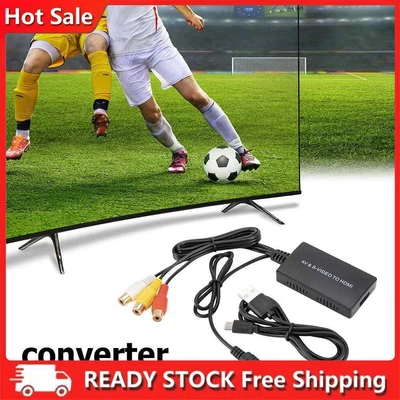 £10.19 • Buy RCA AV S-Video To HDMI-compatible Converter Audio Video Adapter Support NTSC PAL