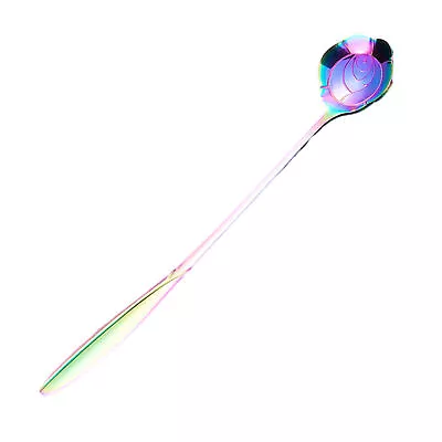 1pcs Vintage Steel Flower Shape Spoon Icecream Tea Coffee Spoon Sugar Spoon • $7.86