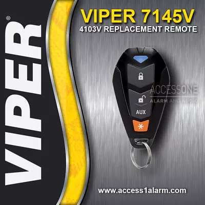 Viper 4103V And 4103XV Remote Start 1-Way Replacement Remote Control 7145V • $50.99