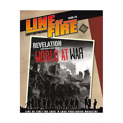 Lock N Load Line Of Fire #8  10 New Scenarios New Maps And Counters  Mag VG+ • $28