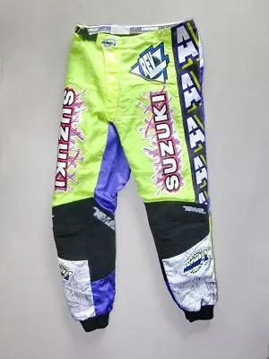 Vintage Answer Suzuki Motocross Supercross Pants Size 32 '90s • $69