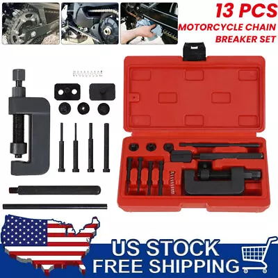 Chain Cutter Rivet Tool Set Riveting Breaker For ATV/Bike/Motorcycle/Cam Drive • $21