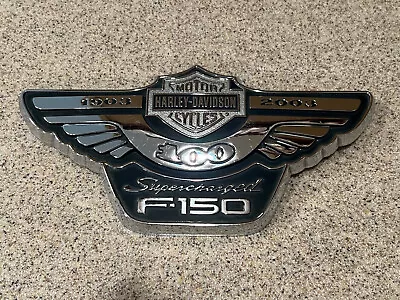 Harley Davidson Ford F-150 F150 Emblem Supercharged Chrome Medallion • $50