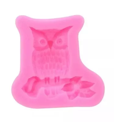 £4.40 • Buy Owl Fondant Silicone Mold Sugar Craft Cake Decorating Tools Soap Baking Mould C