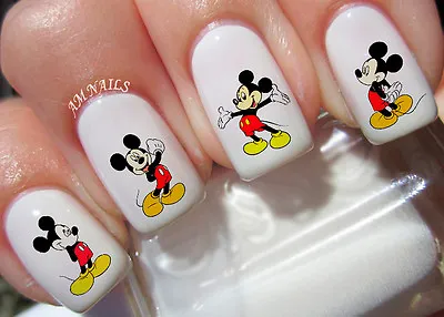 Mickey Mouse Nail Art Stickers Transfers Decals Set Of 42 - A1210 • $4.50