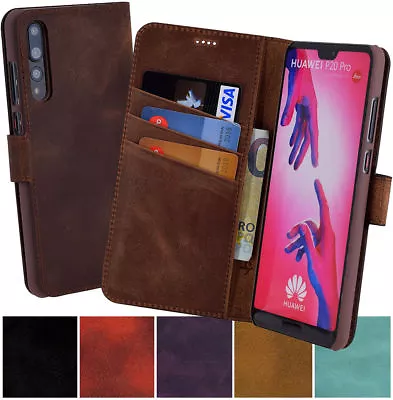 Huawei P20 Pro Case Leather Case Book Style Pouch Case Cover Wallet Case • $34.16