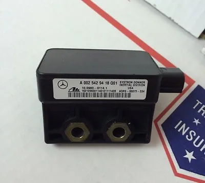 01-02 03 Mercedes Slk Ml C240 Yaw Rate Sensor Traction Control Module 0025429418 • $88