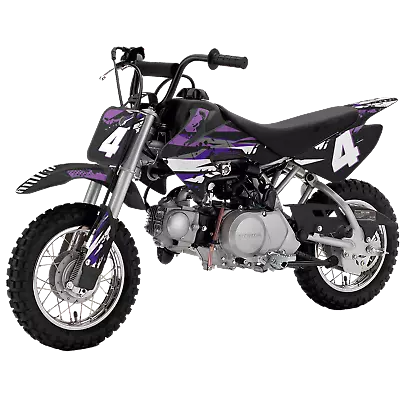 Honda CRF 50 2013 - 2023 Motocross Graphics |  MX Decals Kit Vision Purple • $114.87