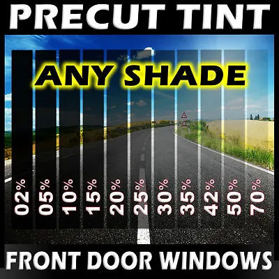 Nano Carbon Window Film Any Tint Shade Front Doors Ford F-150 Crew Cab 2015-2020 • $20.99
