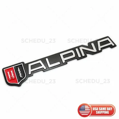 Alpina Sport Nameplate Emblem Badge Fender Trunk M Power Performance Decorate • $14.99