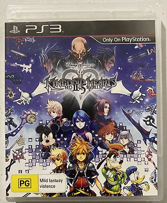 Kingdom Hearts 2.5 HD Remix PS3 Complete With Manual PlayStation 3 Free Postage • $15.95