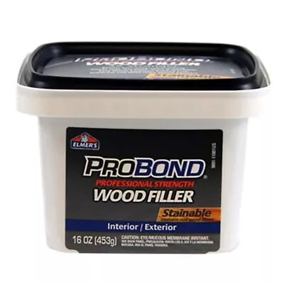 Elmer's ProBond Professional Strength Stainable Interior/Exterior Wood Filler • $13.99