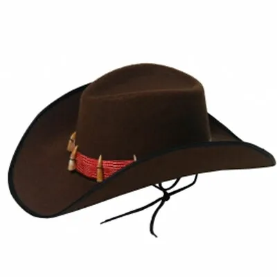£50 • Buy  Adult Brown Cowboy With Teeth Hat Australian Crocodile Man Fancy Dress Accessor
