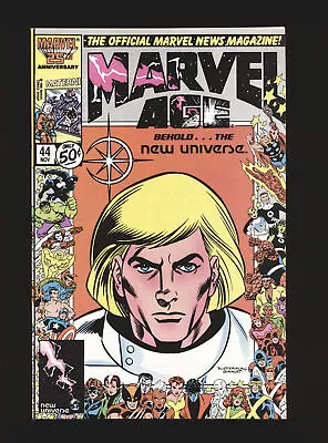 Marvel Age # 44 - Marvel 25th Anniversary Border Starbrand Cover NM- Cond. • $6.50
