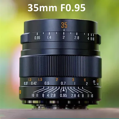 Brightin Star 35mm F0.95 APS-C Fixed Focus Lens For Canon Nikon Sony Fuji M4/3 • $189.99