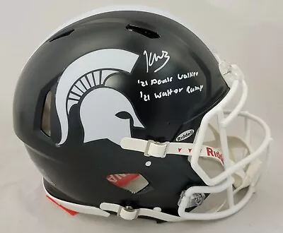 Kenneth Walker Iii Signed Michigan State Spartans Speed Authentic Awards Helmet • $599.99