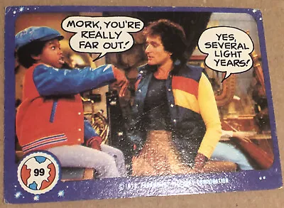 Vintage Mork And Mindy Trading Card #99 Robin Williams • $1.61