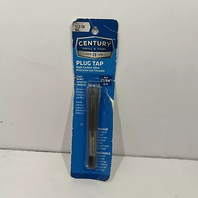 Century Drill 95111 Coarse Plug Hand Tap 1/2-13 NC • $7