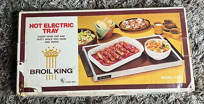 Broil King Hot Electric Tray Warmer W/ Original Box & Manual (1418) VTG • $34.95