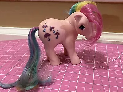 Vintage G1 My Little Pony Parasol Rainbow Ponies 1983 MLP Hasbro • $9.99