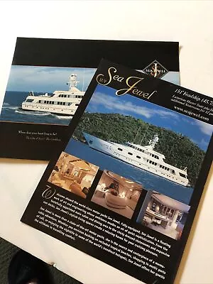 SEA JEWEL Yacht Boat Spec Sheet 1987 • $7.48