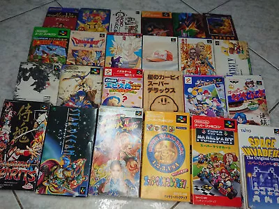 Boxed Nintendo SUPER FAMICOM Games - SFC - NTSC-J - Japanese Imported • $23.45