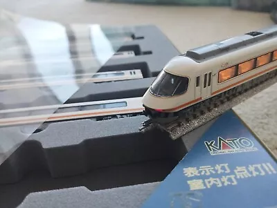 N Scale Kato Kintetsu 21000 Commuter Express Train 5 Car Full Interior Light  • $105