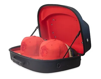Hat Case For New Era Travel VIP Carrier Case - Multi Use Up To 14 Hats- BK/RED • $15.50