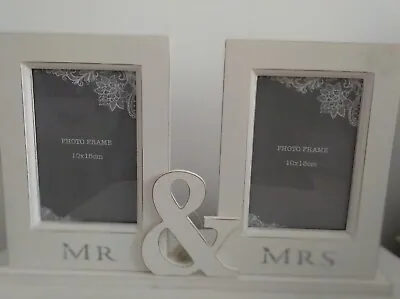 Mr & Mrs Photo Frame For 4 X 6 Inch Photo • £11.99