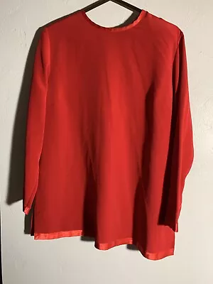 Maggie Shepherd Red Blouse (L) • $20