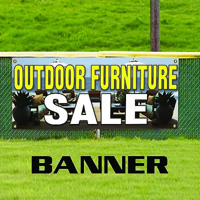 Outdoor Furniture Sale Vinyl Banner Patio Pergola Business Advertising Banner • $21.99