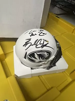 Missouri Tigers Brady Cook Signed Mini Helmet Beckett Auth W/Lou To The Zou Insc • $129.99