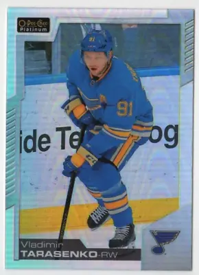 2020-21 O-Pee-Chee Platinum Vladimir Tarasenko #6 Rainbow Base St. Louis Blues • $0.50