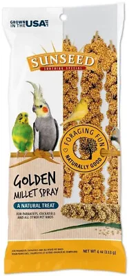 Sunseed Golden Millet Spray Natural Bird Treat • $7.70