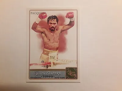 $24.99 • Buy 2011 Topps Allen & Ginter Manny Pacquiao Base Rc #262$$$ Mint$$$