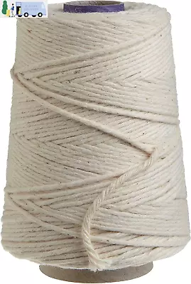 Butchers Cooking Twine Made Of Heavy-Weight Natural Cotton Perfect For Meat Tr • $10.57