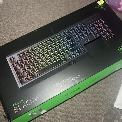 Razer Blackwidow Mechanical Gaming Keyboard Set-up • $85